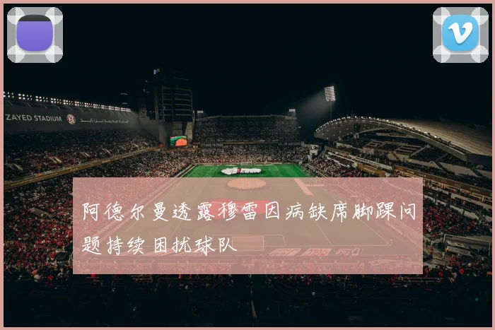 阿德尔曼透露穆雷因病缺席脚踝问题持续困扰球队